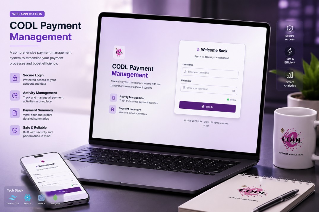 Business website project preview